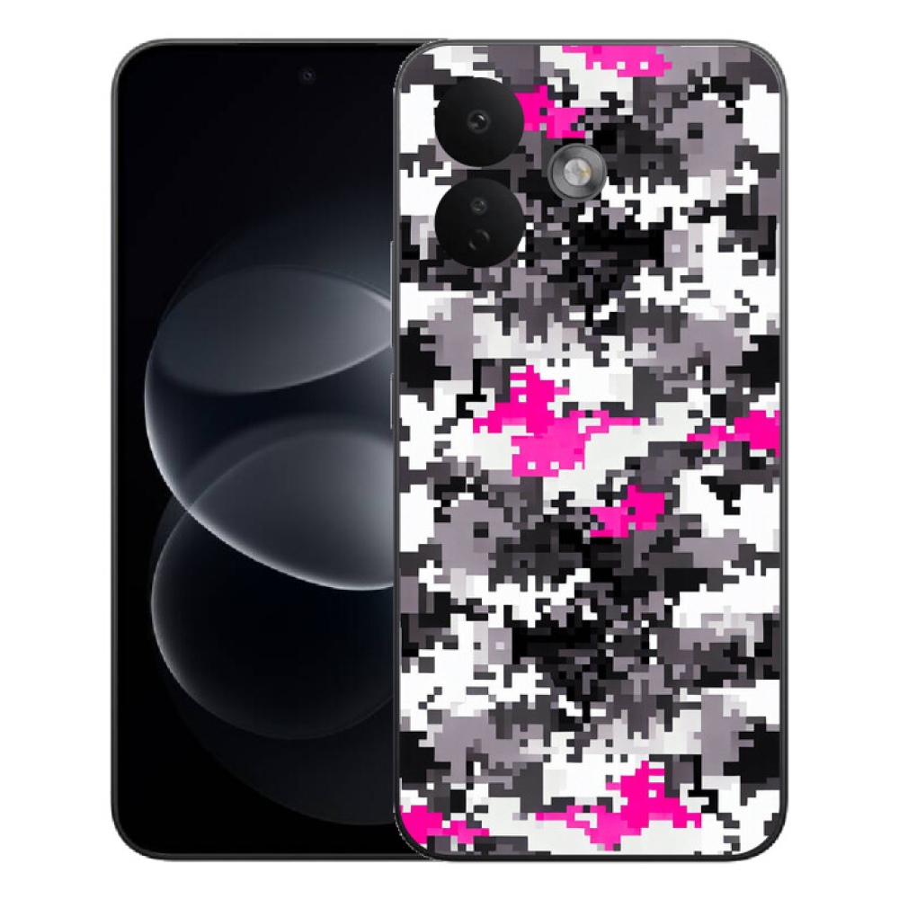 Gelový kryt mmCase na Xiaomi Redmi Note 17 Pro 5G - maskáčový vzor 4