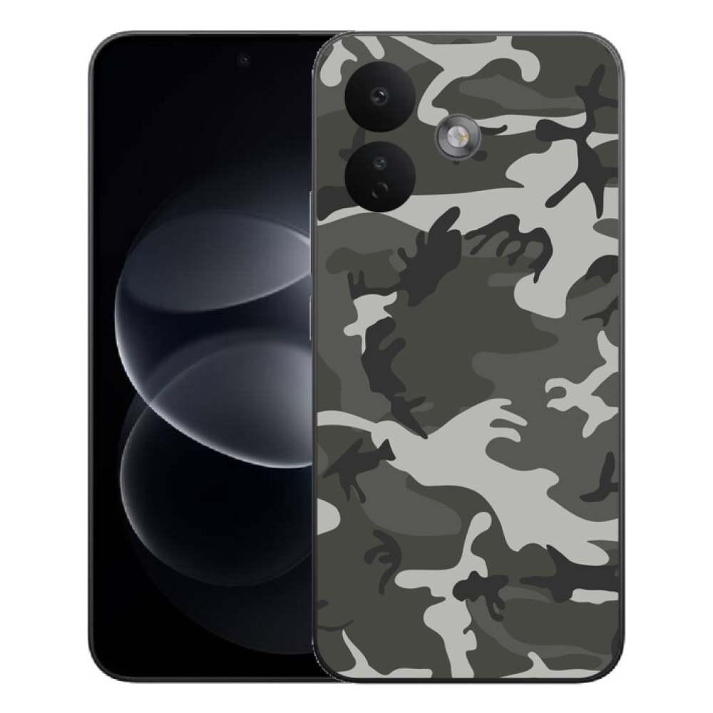Gelový kryt mmCase na Xiaomi Redmi Note 17 Pro 5G - maskáčový vzor
