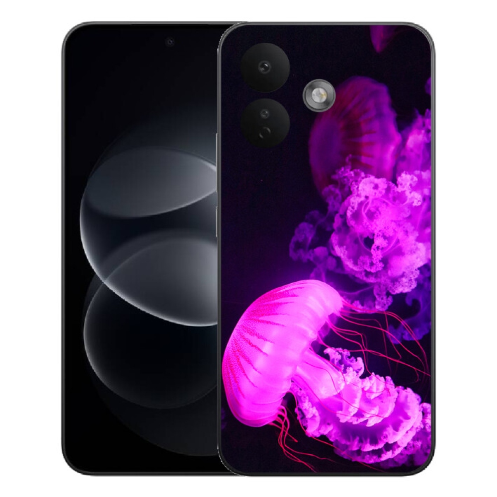 Gelový kryt mmCase na Xiaomi Redmi Note 17 Pro 5G - medúza 1