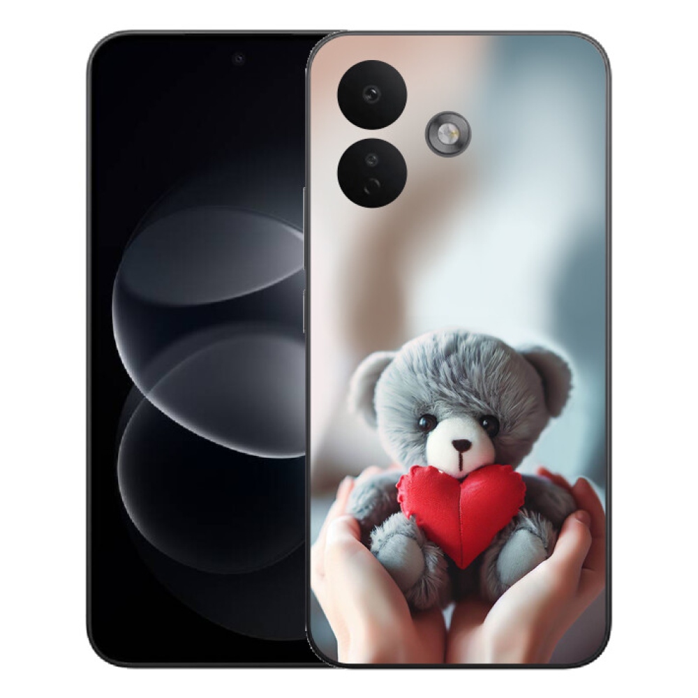 Gelový kryt mmCase na Xiaomi Redmi Note 17 Pro 5G - medvídek pro zamilované