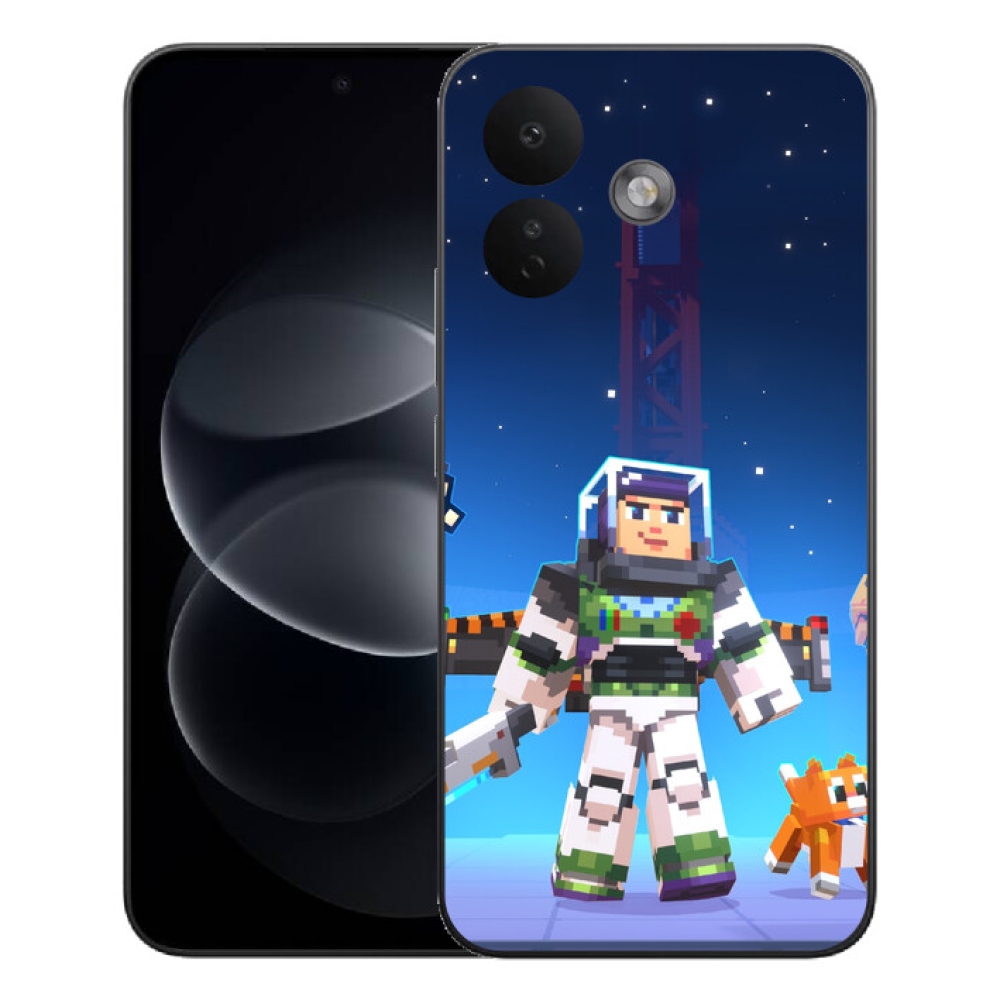 Gelový kryt mmCase na Xiaomi Redmi Note 17 Pro 5G - minecraft 2