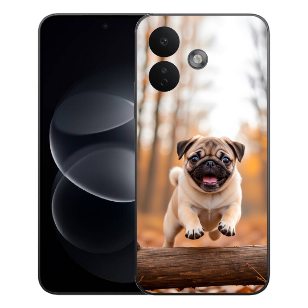 Gelový kryt mmCase na Xiaomi Redmi Note 17 Pro 5G - mops 2