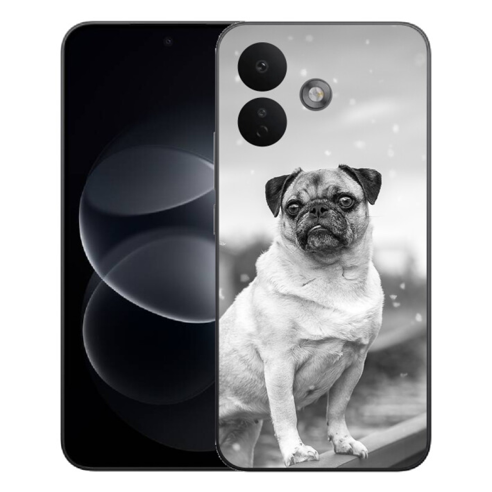 Gelový kryt mmCase na Xiaomi Redmi Note 17 Pro 5G - mops