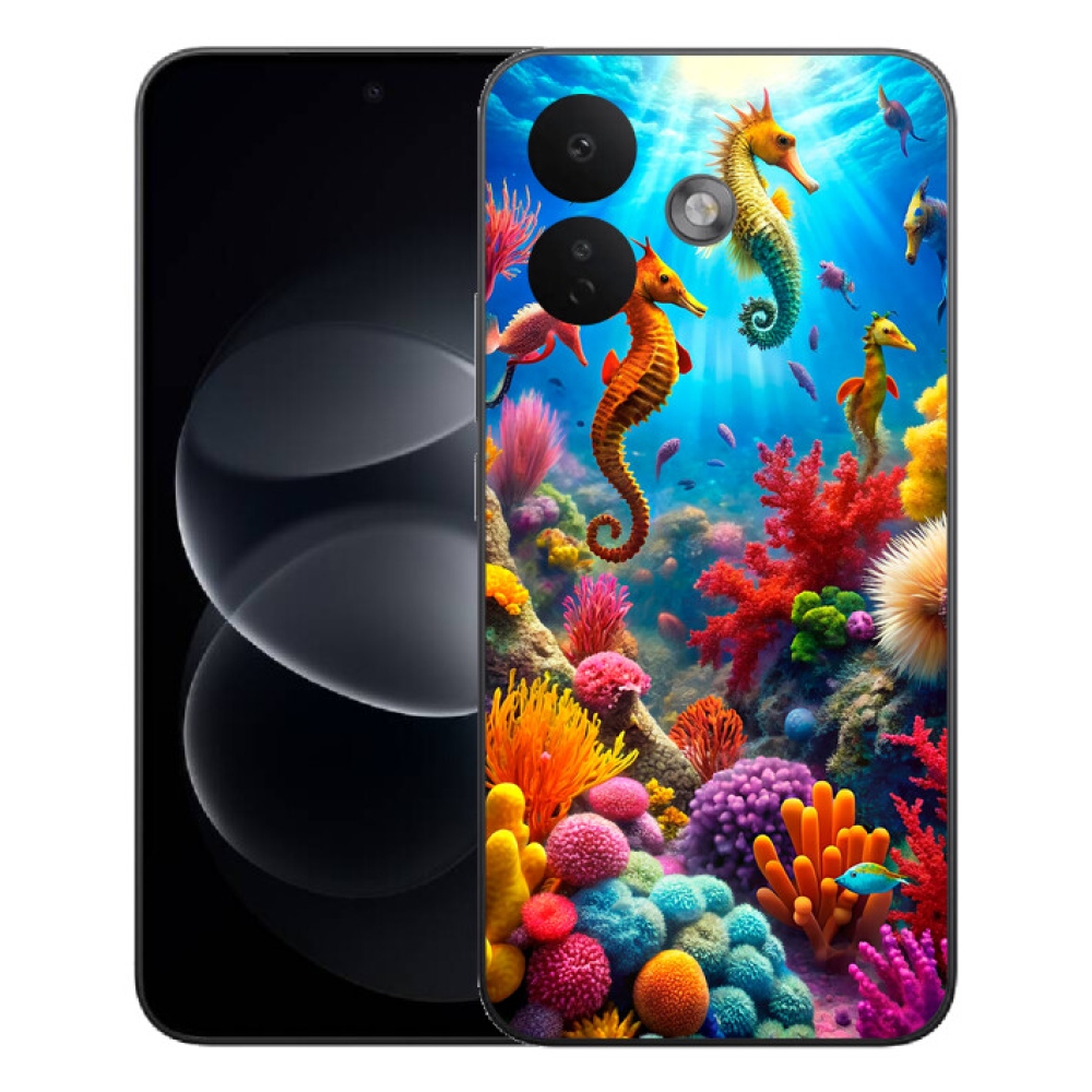 Gelový kryt mmCase na Xiaomi Redmi Note 17 Pro 5G - mořský svět 3