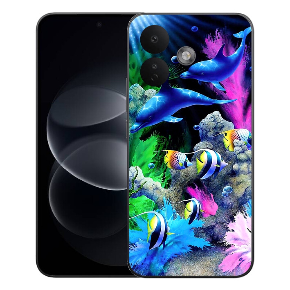 Gelový kryt mmCase na Xiaomi Redmi Note 17 Pro 5G - mořský svět