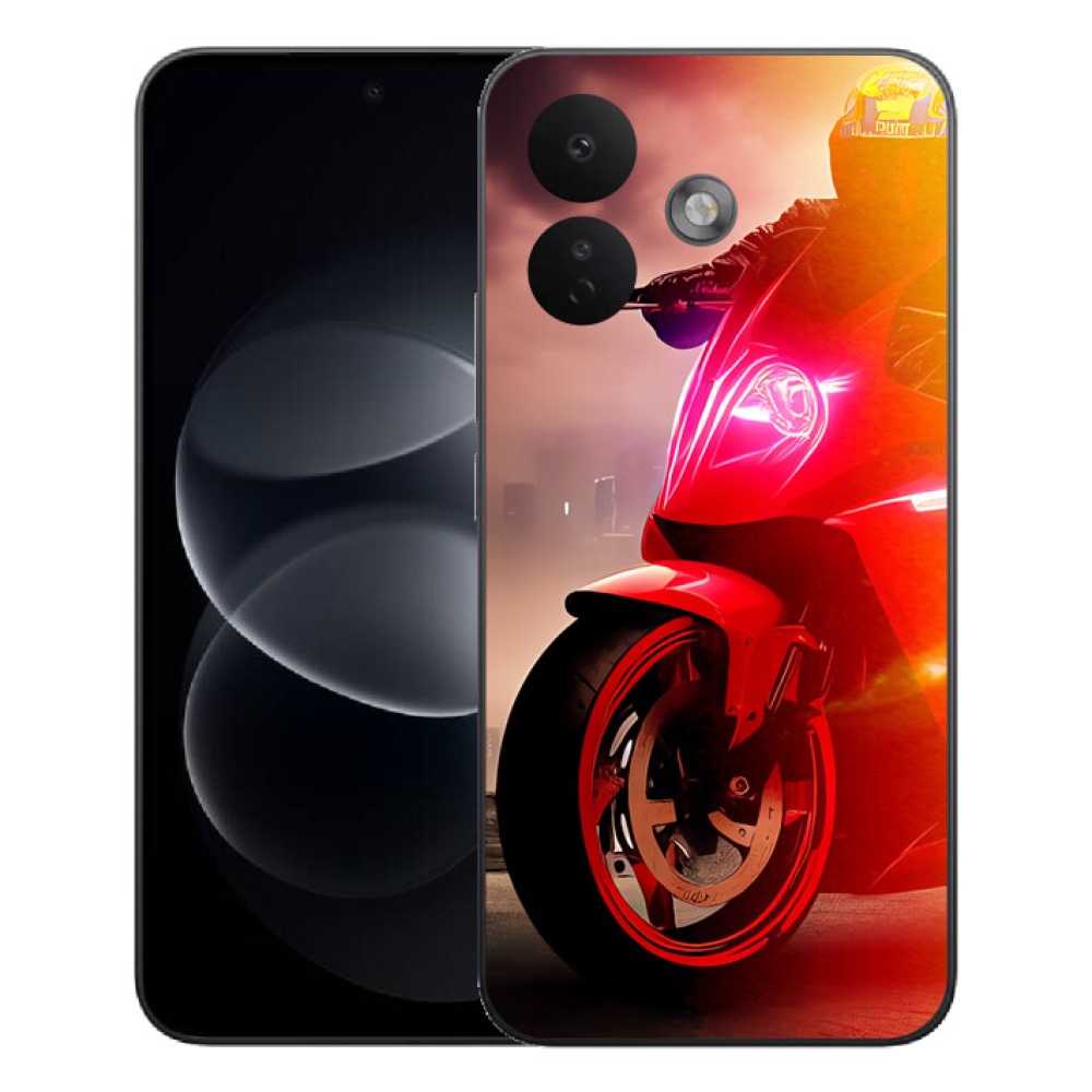 Gelový kryt mmCase na Xiaomi Redmi Note 17 Pro 5G - motorka