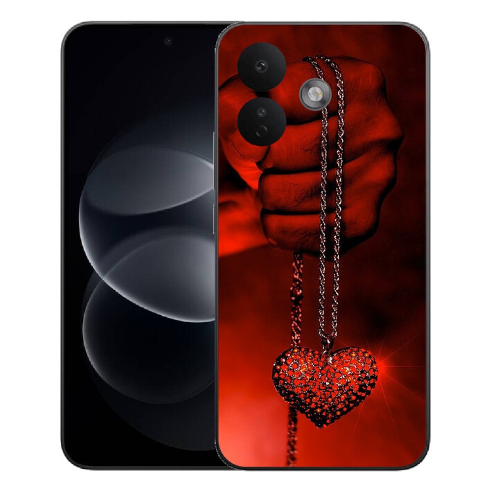 Gelový kryt mmCase na Xiaomi Redmi Note 17 Pro 5G - náhrdelník