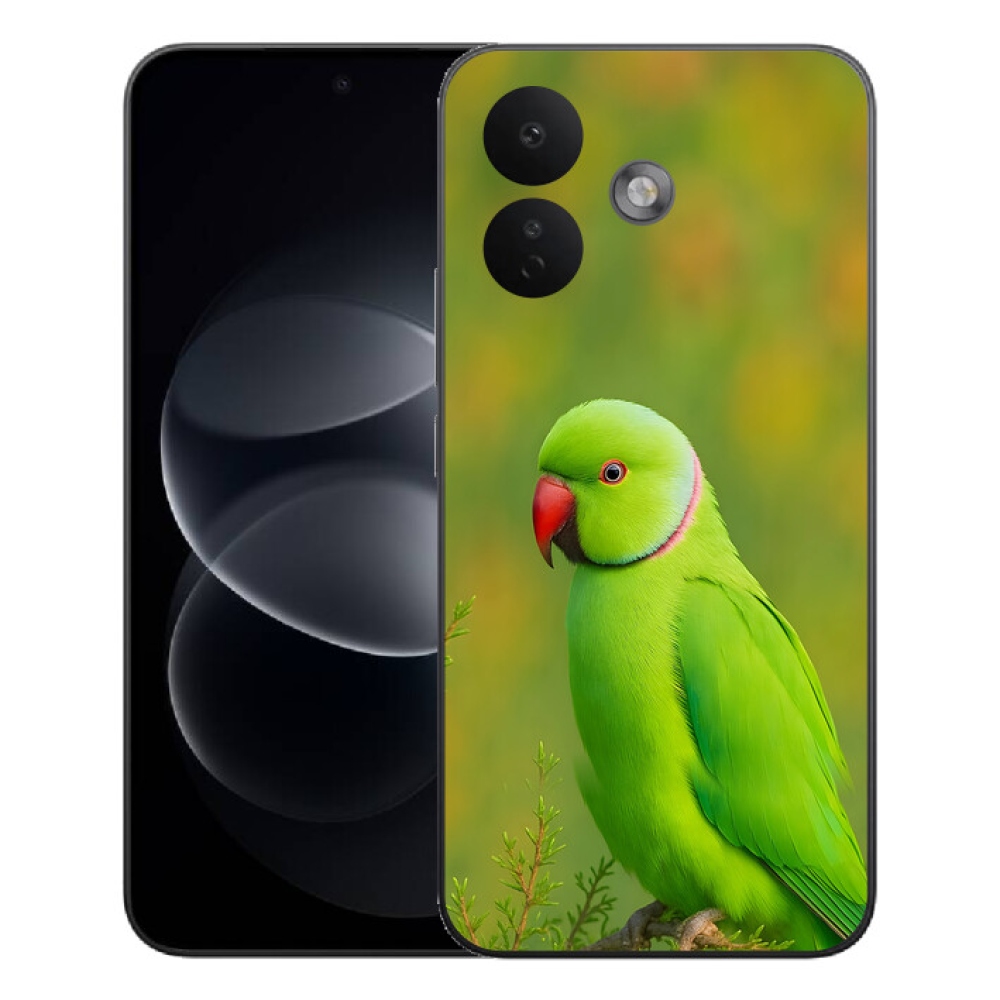Gelový kryt mmCase na Xiaomi Redmi Note 17 Pro 5G - papoušek alexandr 2