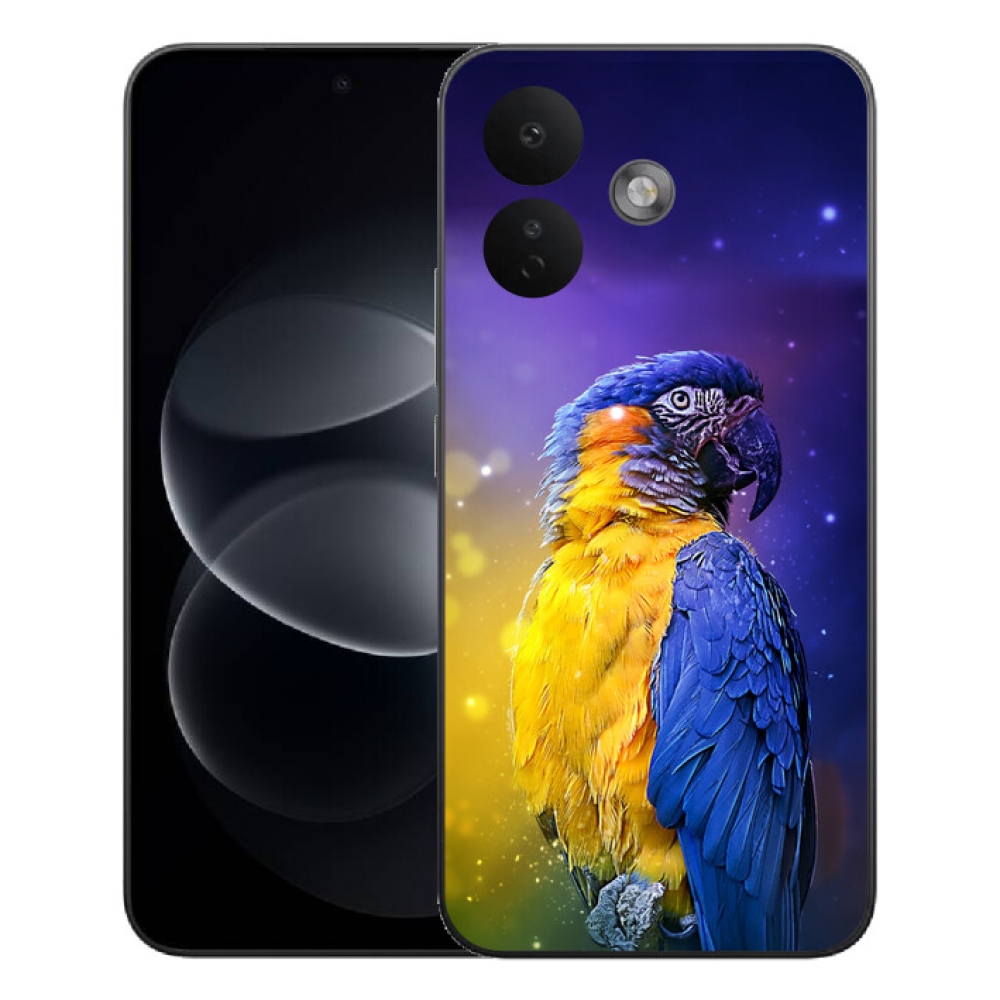 Gelový kryt mmCase na Xiaomi Redmi Note 17 Pro 5G - papoušek ara 1