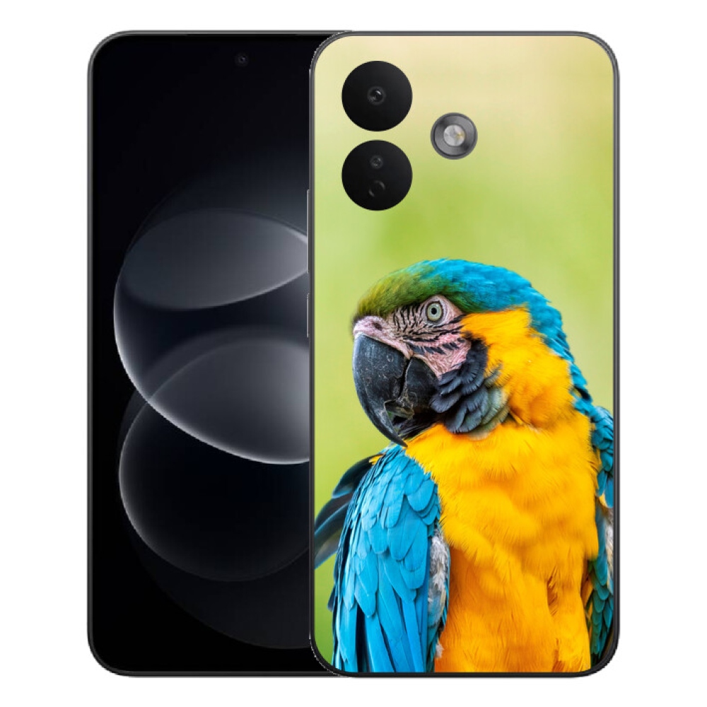 Gelový kryt mmCase na Xiaomi Redmi Note 17 Pro 5G - papoušek ara 2