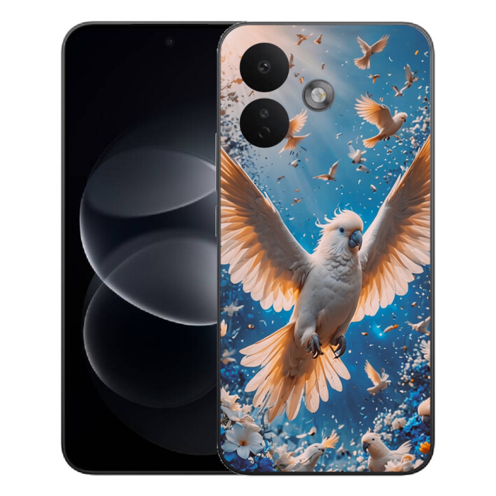 Gelový kryt mmCase na Xiaomi Redmi Note 17 Pro 5G - papoušek kakadu