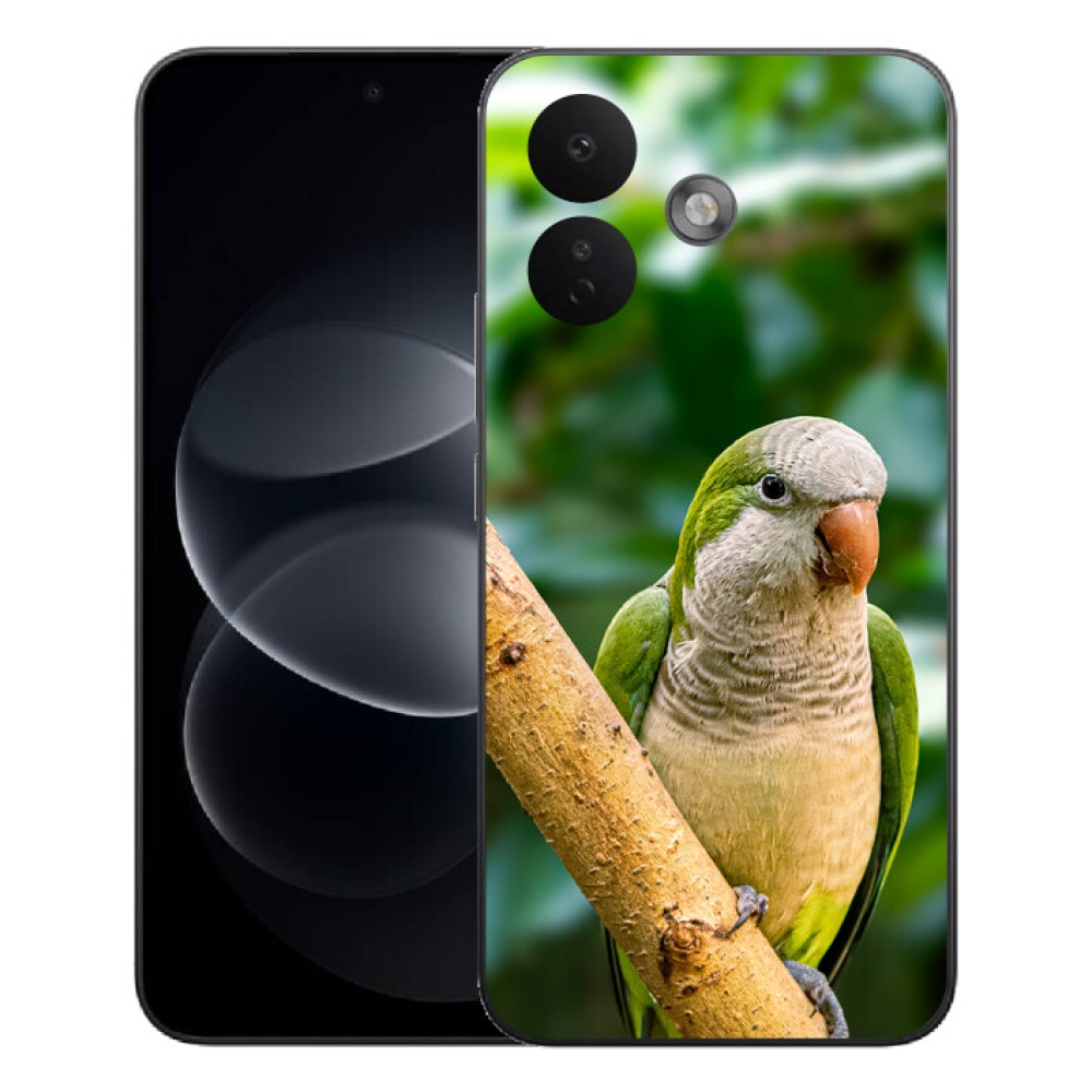 Gelový kryt mmCase na Xiaomi Redmi Note 17 Pro 5G - papoušek mníšek