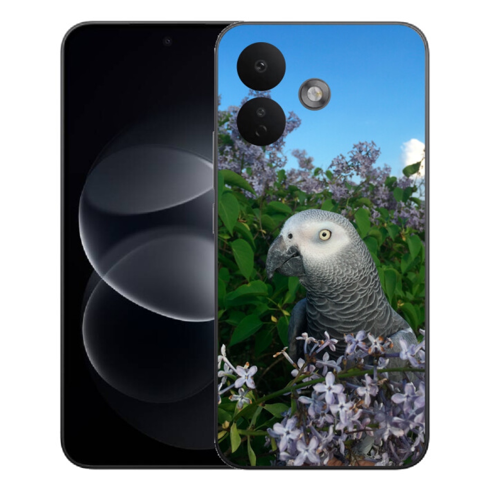 Gelový kryt mmCase na Xiaomi Redmi Note 17 Pro 5G - papoušek žako