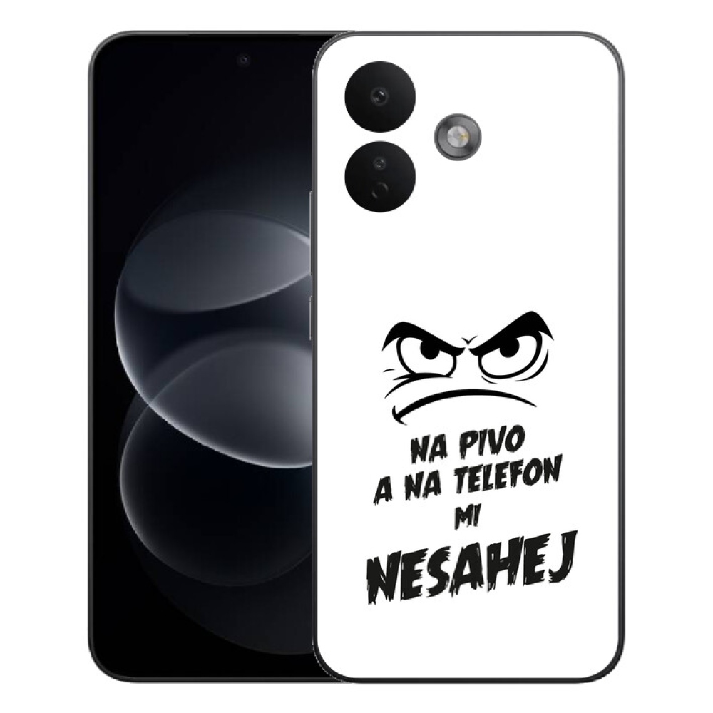 Gelový kryt mmCase na Xiaomi Redmi Note 17 Pro 5G - pivní motiv 2 bílé pozadí