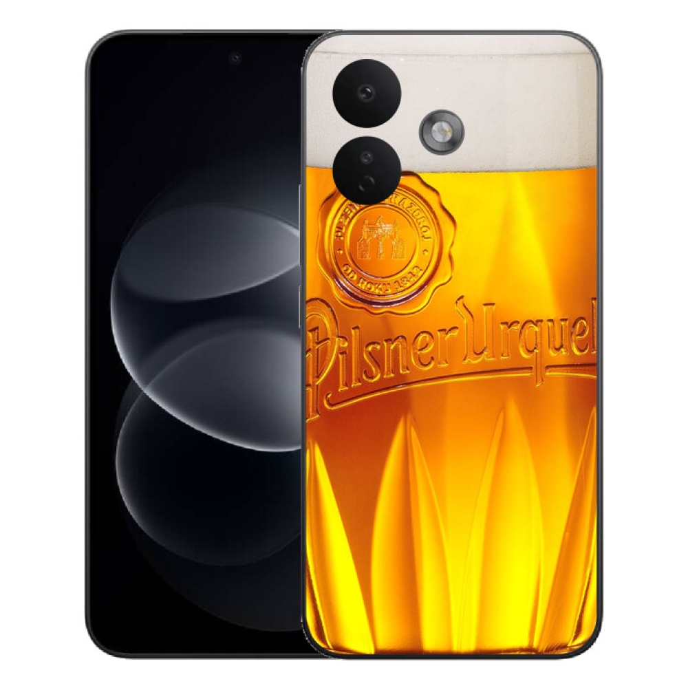 Gelový kryt mmCase na Xiaomi Redmi Note 17 Pro 5G - pivo