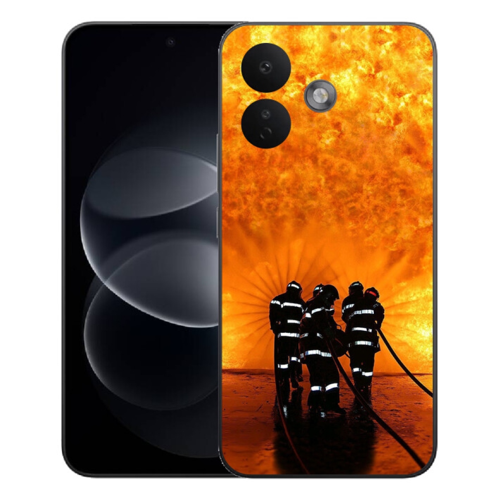 Gelový kryt mmCase na Xiaomi Redmi Note 17 Pro 5G - požár
