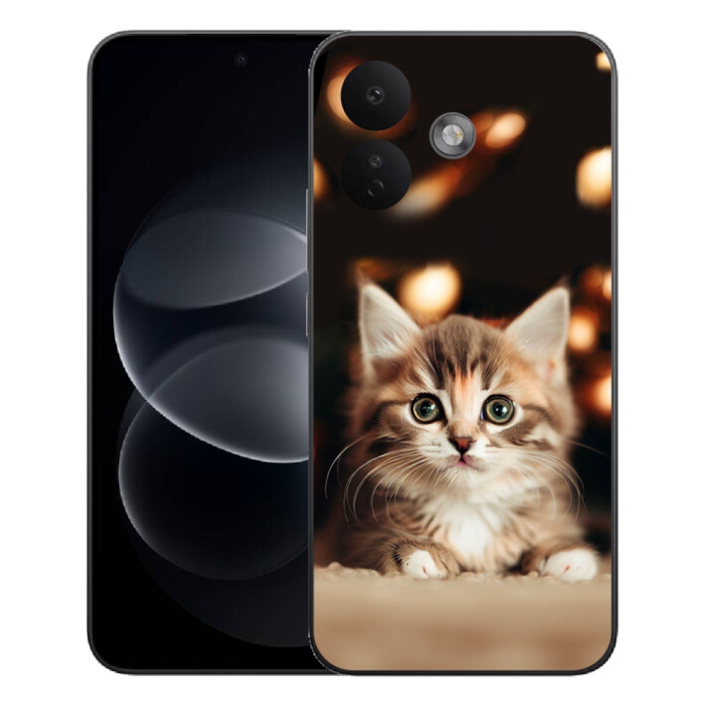Gelový kryt mmCase na Xiaomi Redmi Note 17 Pro 5G - roztomilé kotě 2