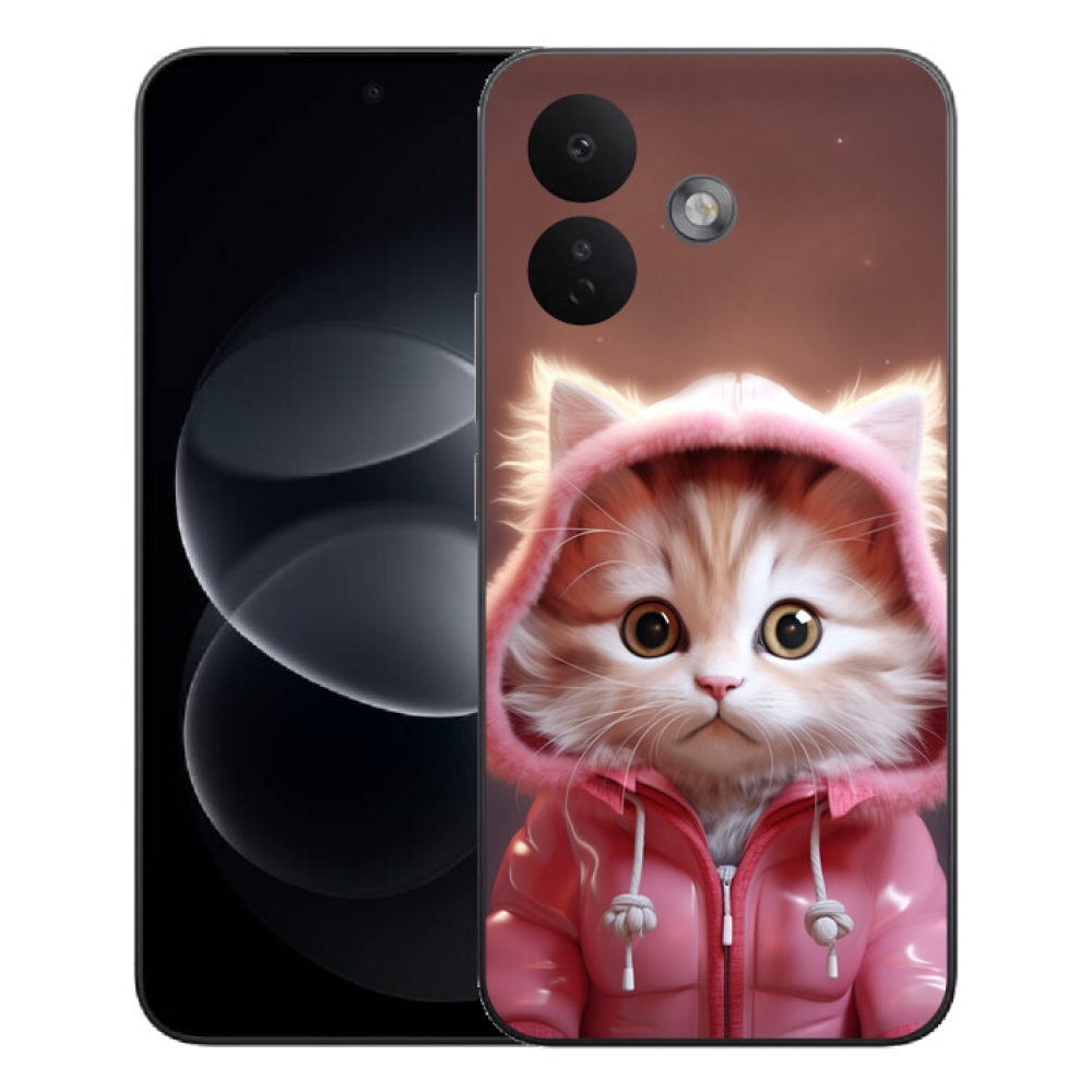 Gelový kryt mmCase na Xiaomi Redmi Note 17 Pro 5G - roztomilé kotě 3