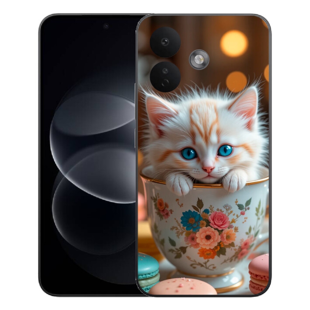 Gelový kryt mmCase na Xiaomi Redmi Note 17 Pro 5G - roztomilé kotě 6