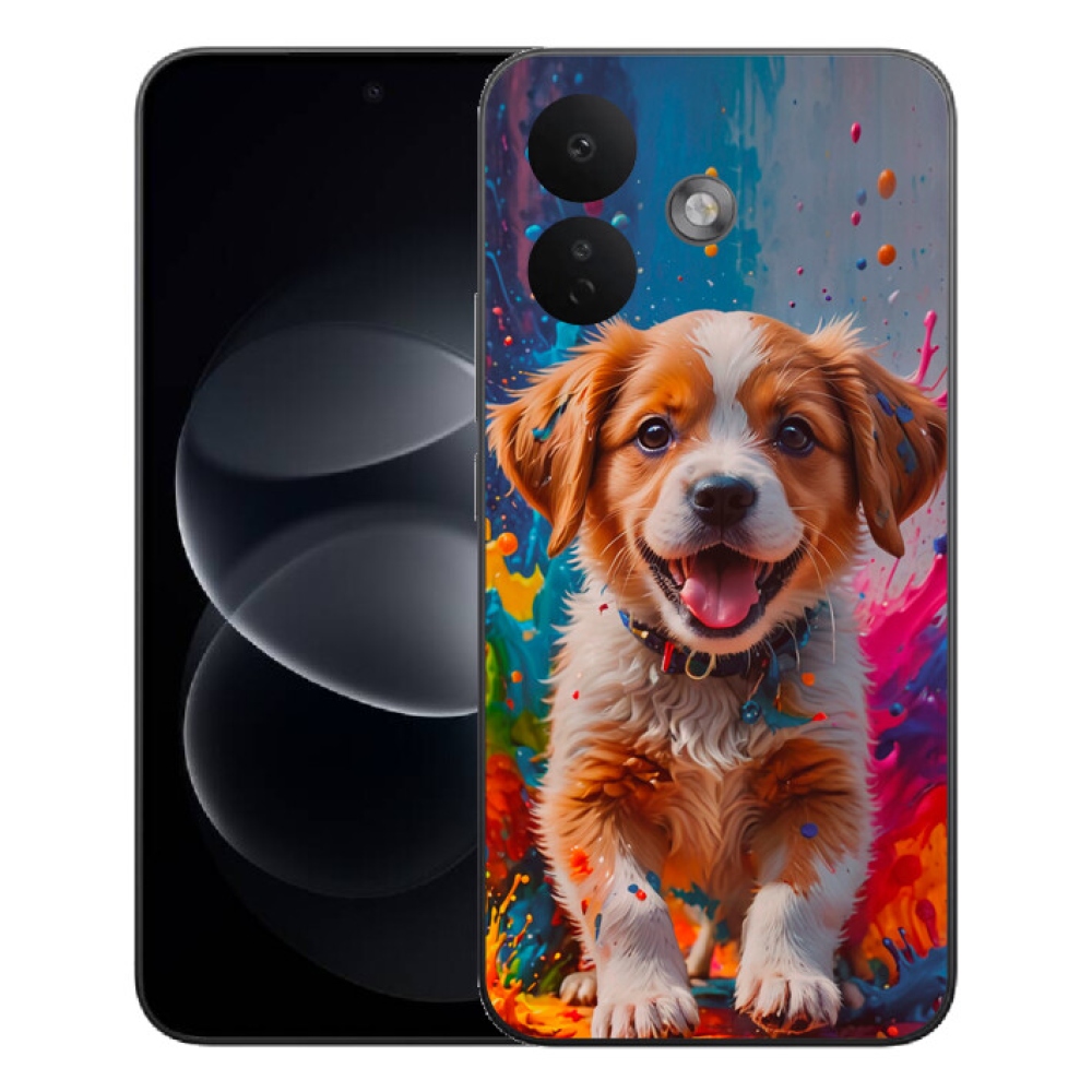 Gelový kryt mmCase na Xiaomi Redmi Note 17 Pro 5G - roztomilé štěně 3