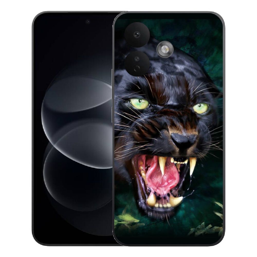 Gelový kryt mmCase na Xiaomi Redmi Note 17 Pro 5G - rozzuřený černý panter