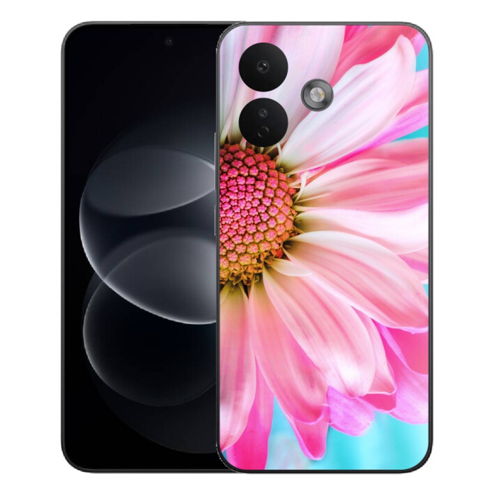 Gelový kryt mmCase na Xiaomi Redmi Note 17 Pro 5G - růžová květina