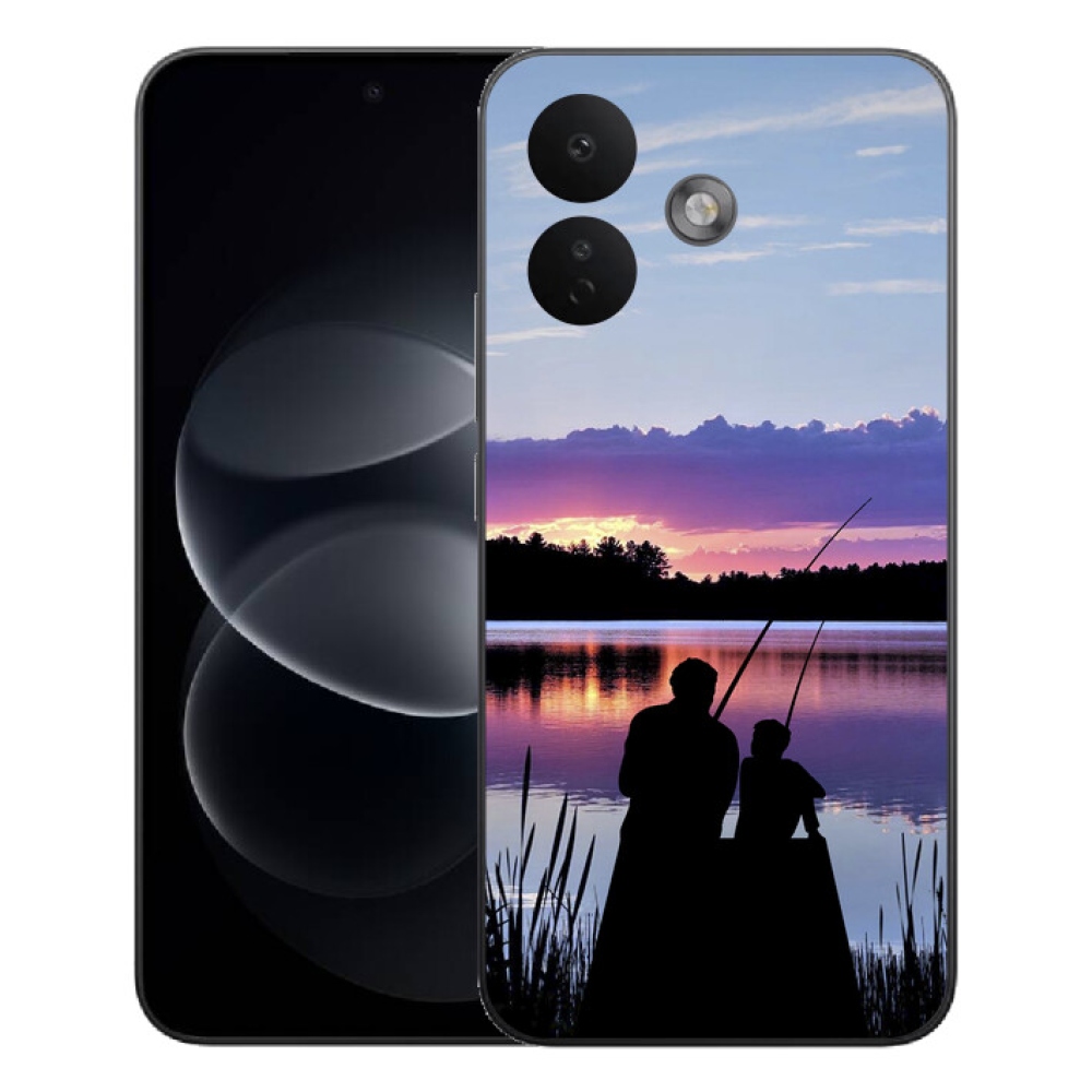 Gelový kryt mmCase na Xiaomi Redmi Note 17 Pro 5G - rybaření 2