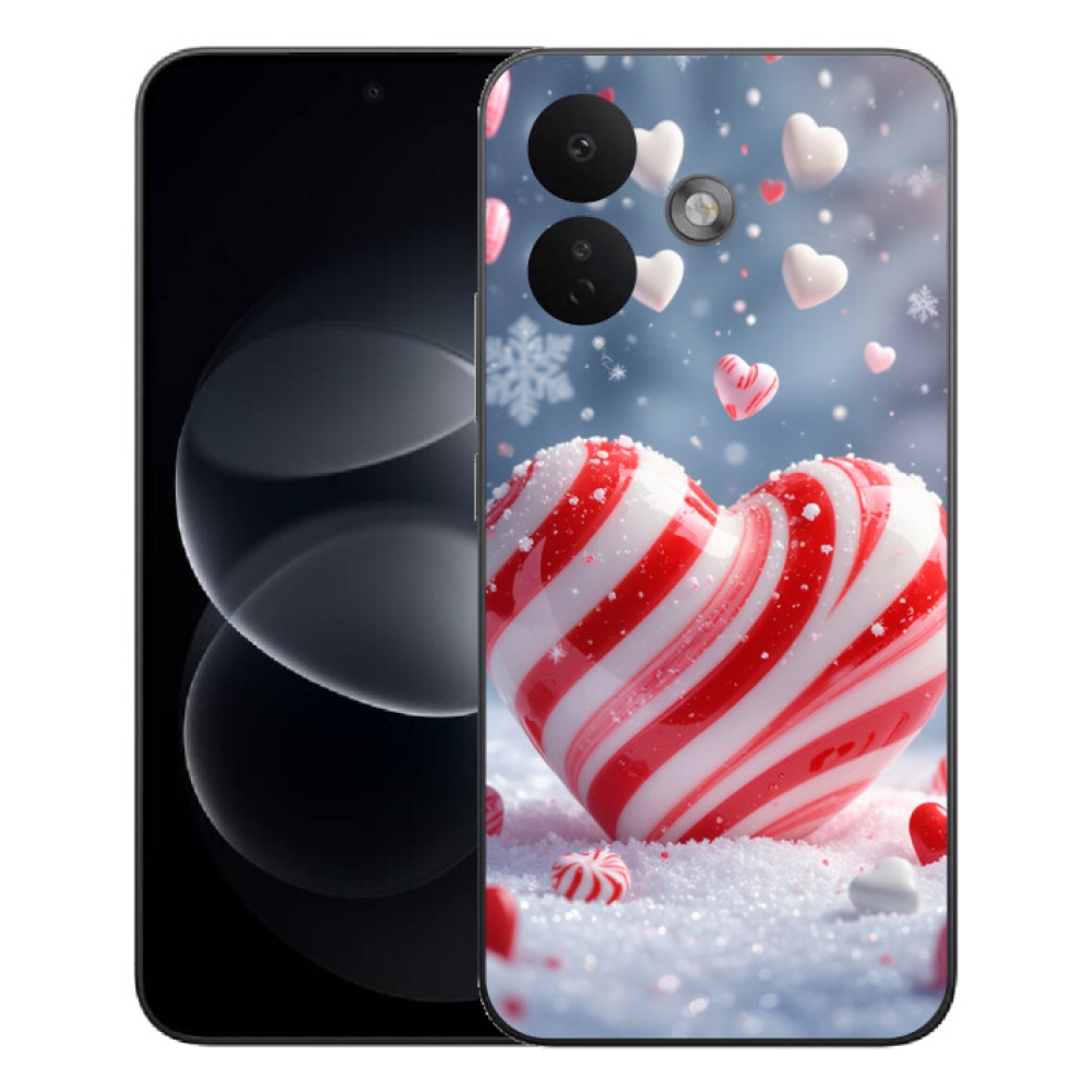 Gelový kryt mmCase na Xiaomi Redmi Note 17 Pro 5G - sladké srdce