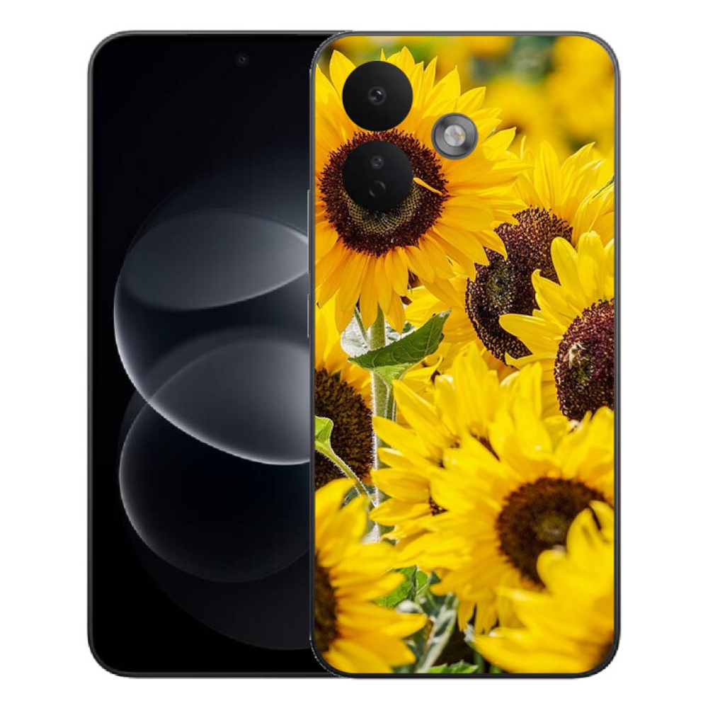 Gelový kryt mmCase na Xiaomi Redmi Note 17 Pro 5G - slunečnice