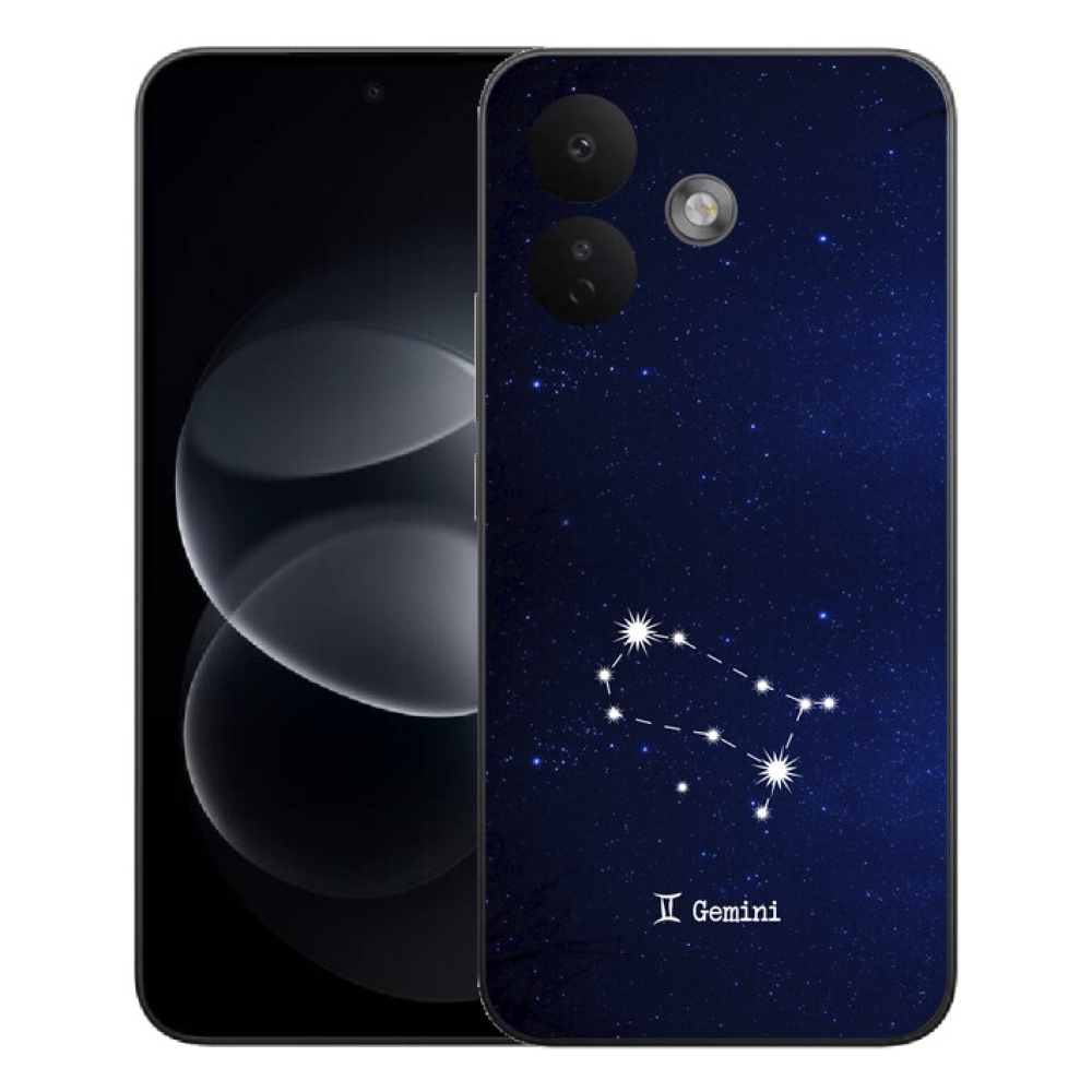 Gelový kryt mmCase na Xiaomi Redmi Note 17 Pro 5G - souhvězdí Blíženců