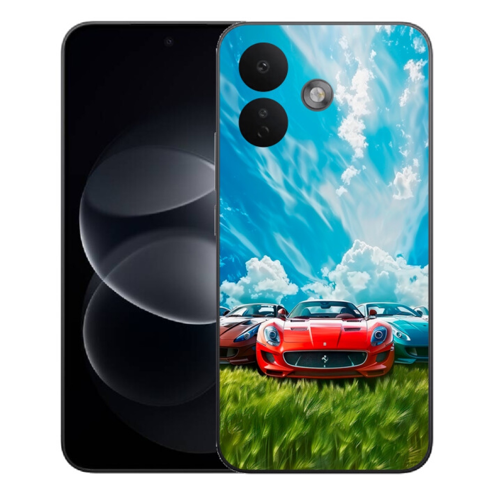 Gelový kryt mmCase na Xiaomi Redmi Note 17 Pro 5G - sportovní vozy