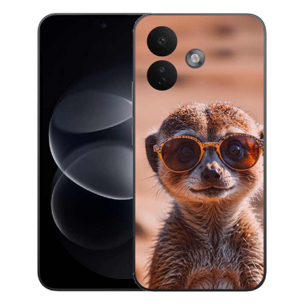 Gelový kryt mmCase na Xiaomi Redmi Note 17 Pro 5G - stylová surikata
