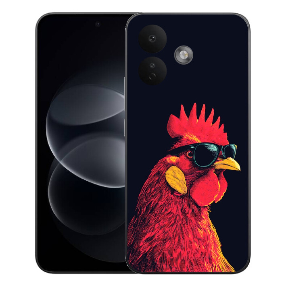 Gelový kryt mmCase na Xiaomi Redmi Note 17 Pro 5G - stylový kohout