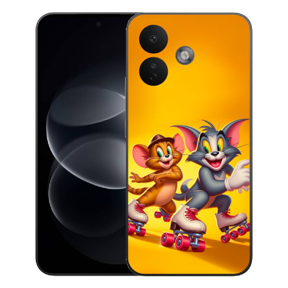 Gelový kryt mmCase na Xiaomi Redmi Note 17 Pro 5G - tom a jerry