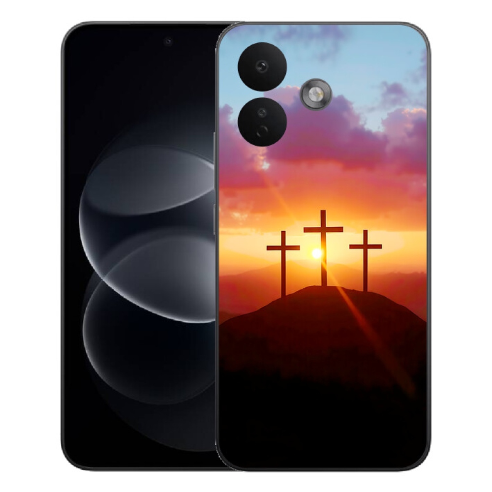 Gelový kryt mmCase na Xiaomi Redmi Note 17 Pro 5G - tři kříže