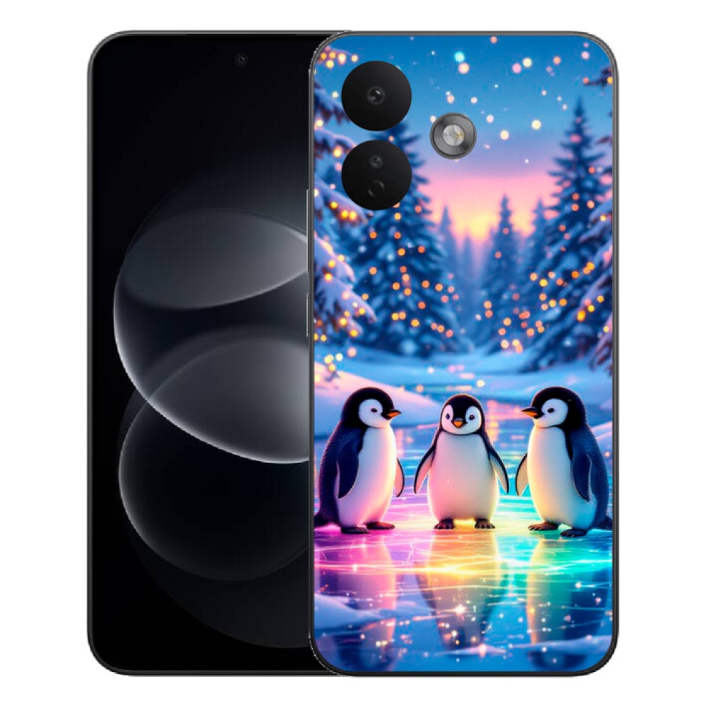 Gelový kryt mmCase na Xiaomi Redmi Note 17 Pro 5G - tučnáci