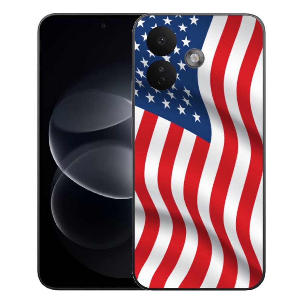 Gelový kryt mmCase na Xiaomi Redmi Note 17 Pro 5G - USA vlajka