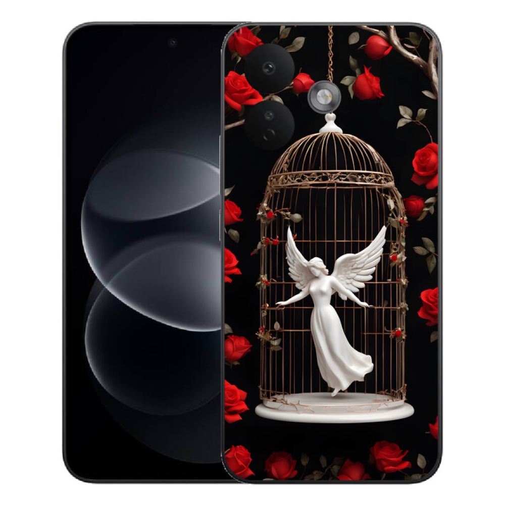 Gelový kryt mmCase na Xiaomi Redmi Note 17 Pro 5G - uvězněný anděl