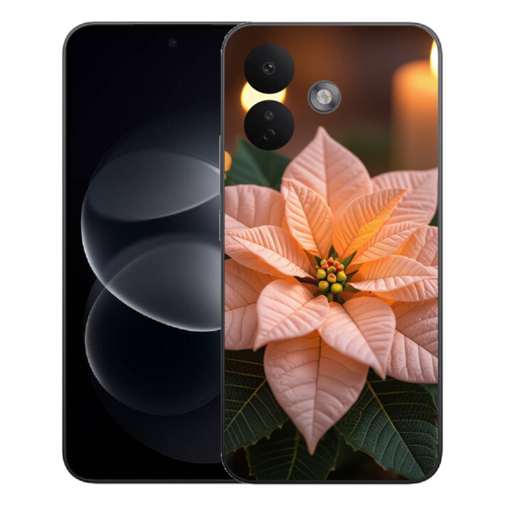 Gelový kryt mmCase na Xiaomi Redmi Note 17 Pro 5G - vánoční hvězda