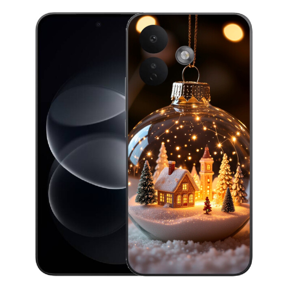Gelový kryt mmCase na Xiaomi Redmi Note 17 Pro 5G - vánoční koule 3