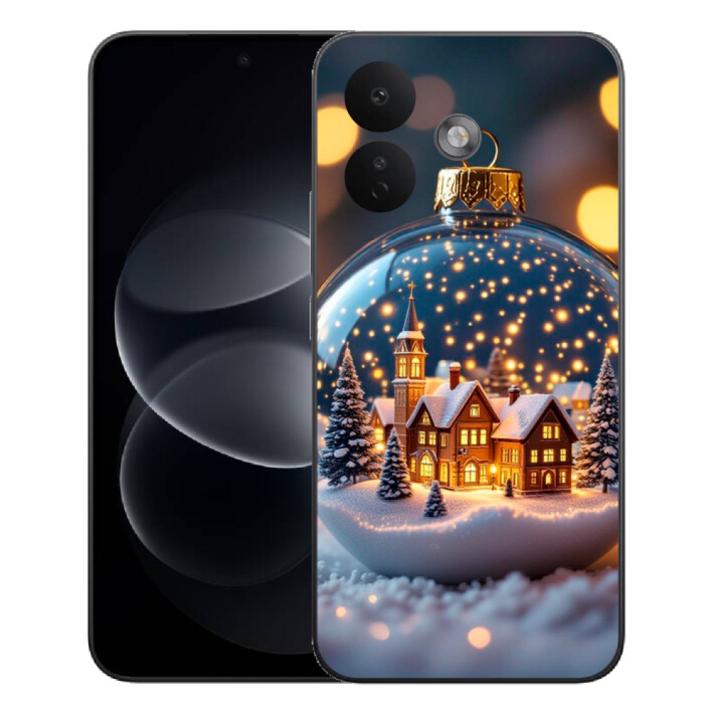 Gelový kryt mmCase na Xiaomi Redmi Note 17 Pro 5G - vánoční koule 4