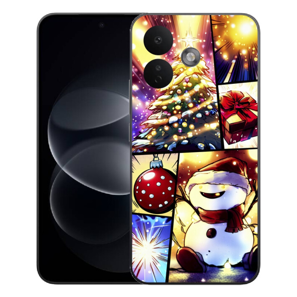 Gelový kryt mmCase na Xiaomi Redmi Note 17 Pro 5G - vánoční motivy 1