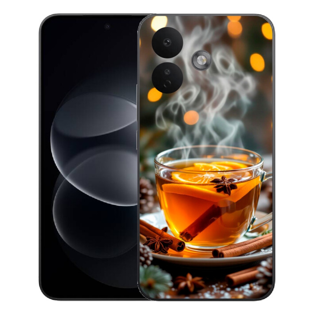 Gelový kryt mmCase na Xiaomi Redmi Note 17 Pro 5G - vánoční punč