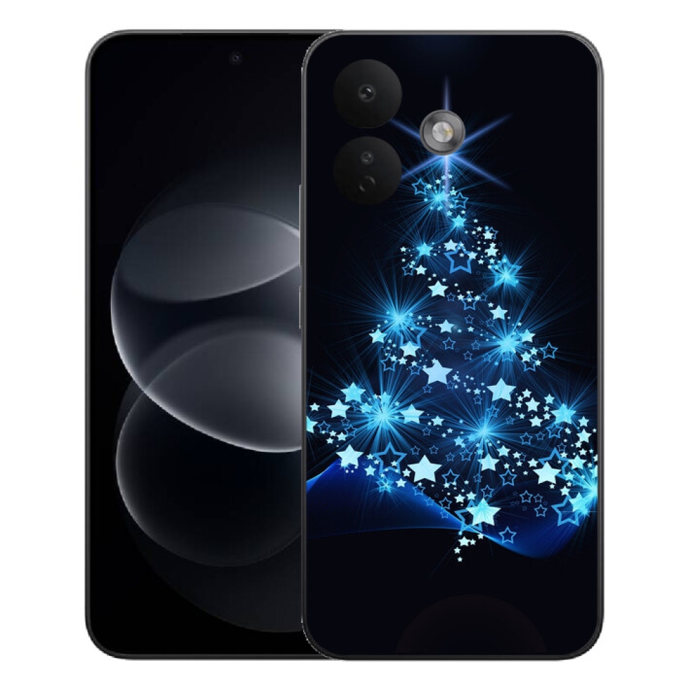 Gelový kryt mmCase na Xiaomi Redmi Note 17 Pro 5G - vánoční stromek
