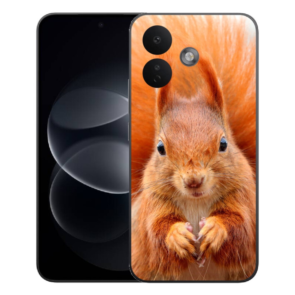 Gelový kryt mmCase na Xiaomi Redmi Note 17 Pro 5G - veverka