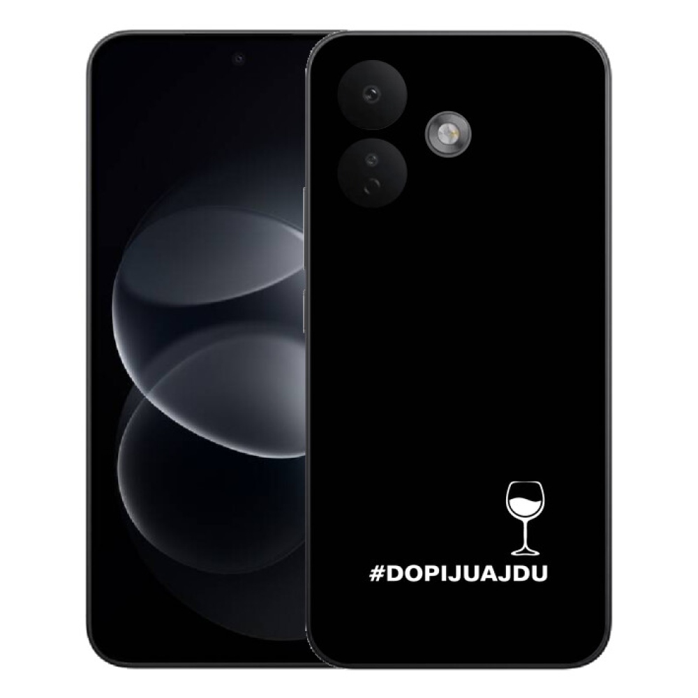 Gelový kryt mmCase na Xiaomi Redmi Note 17 Pro 5G - vinný motiv černé pozadí