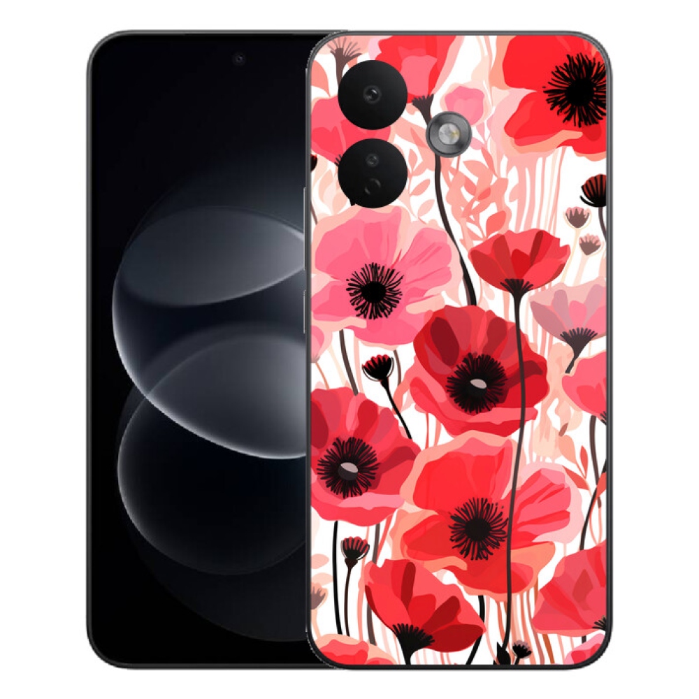 Gelový kryt mmCase na Xiaomi Redmi Note 17 Pro 5G - vlčí mák 1