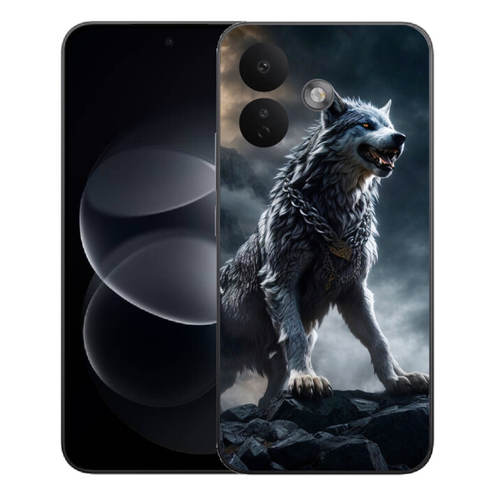 Gelový kryt mmCase na Xiaomi Redmi Note 17 Pro 5G - vlk 1
