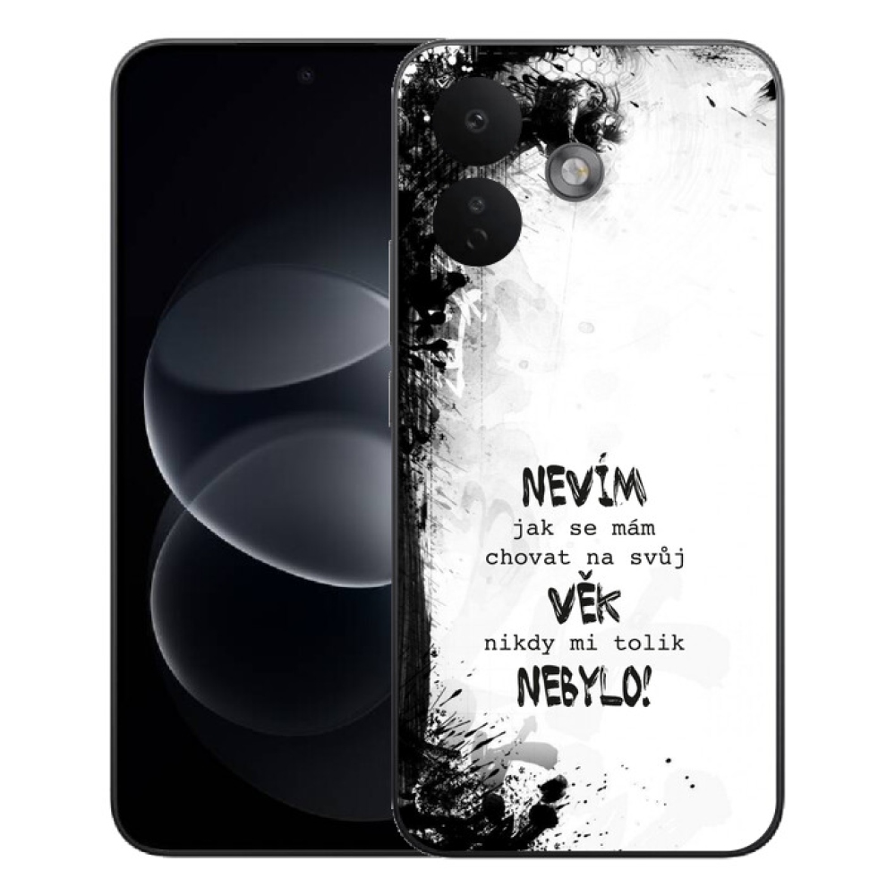 Gelový kryt mmCase na Xiaomi Redmi Note 17 Pro 5G - vtipný text 14 bílé pozadí