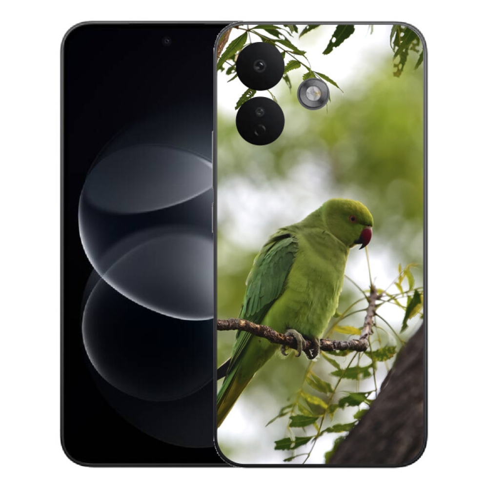 Gelový kryt mmCase na Xiaomi Redmi Note 17 Pro 5G - zelený papoušek